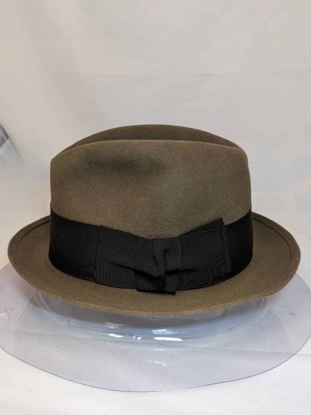 Vintage Wormser Regency Series Light Brown Fedora 7 1/4
